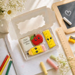 Coffret de sablés personnalisés maîtresse cadeau fin d’année scolaire