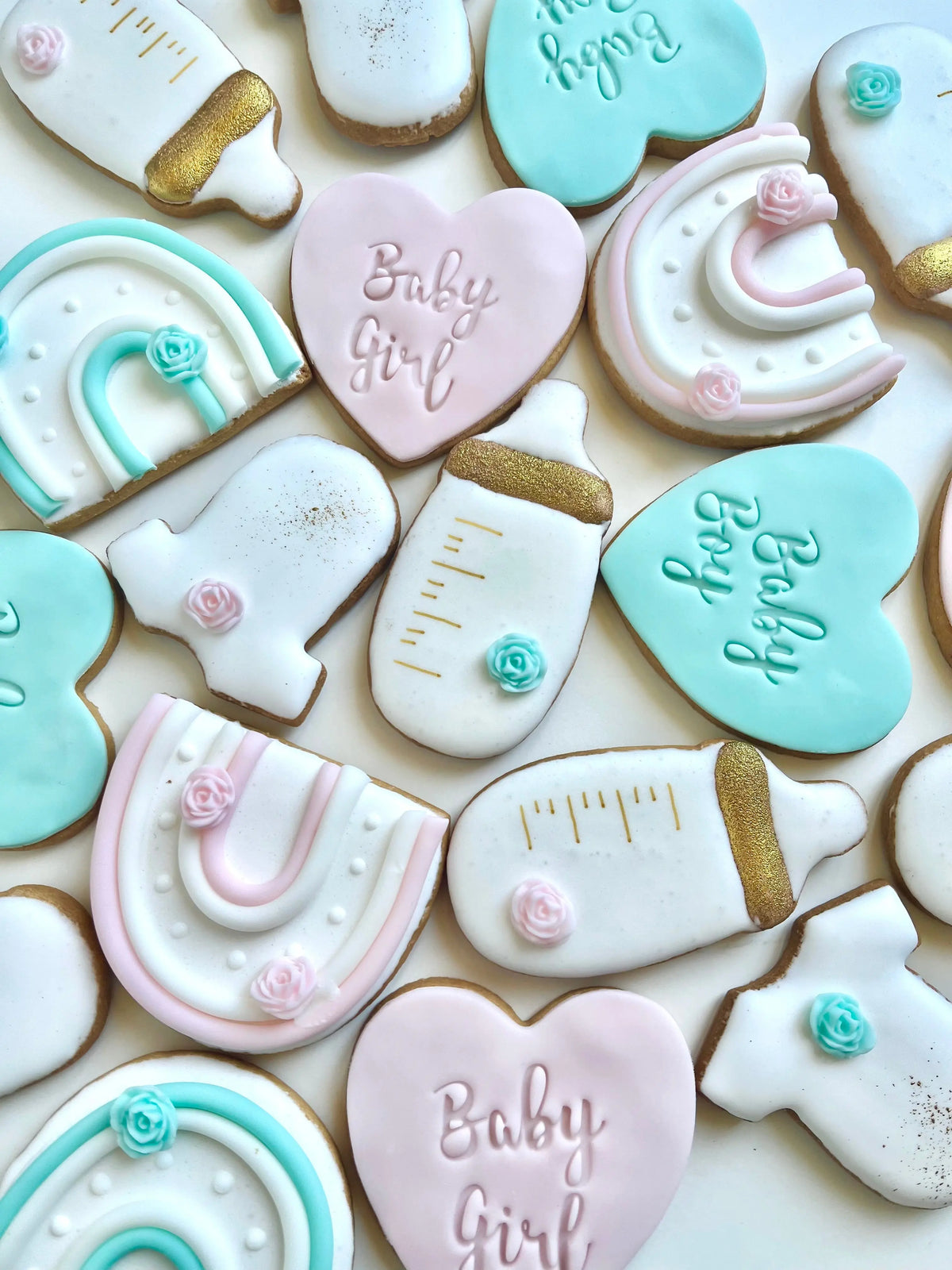 Lot de 10 sablés Baby Girl ou Baby Boy lesdelicesdecaro