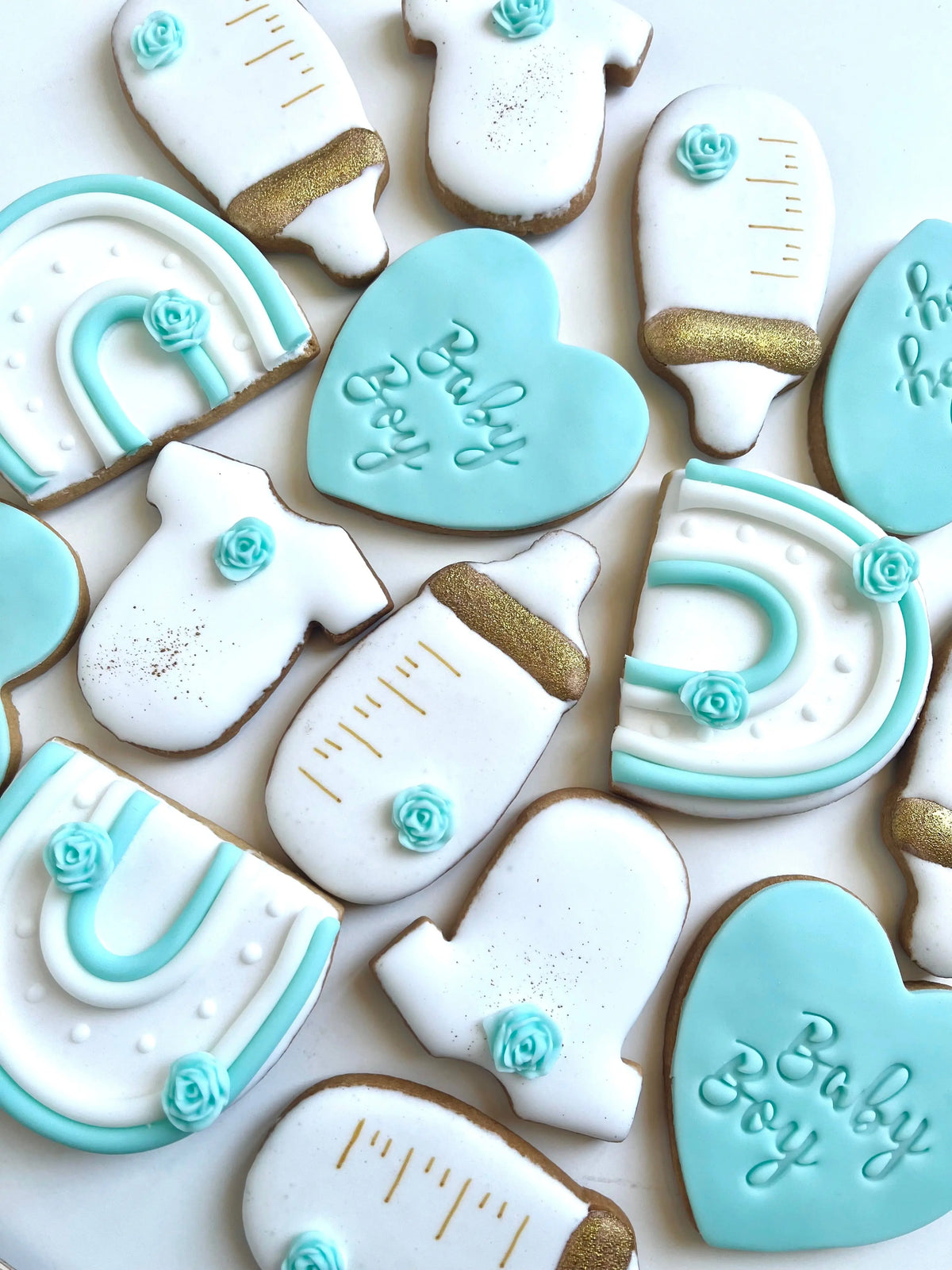 Lot de 10 sablés Baby Girl ou Baby Boy lesdelicesdecaro