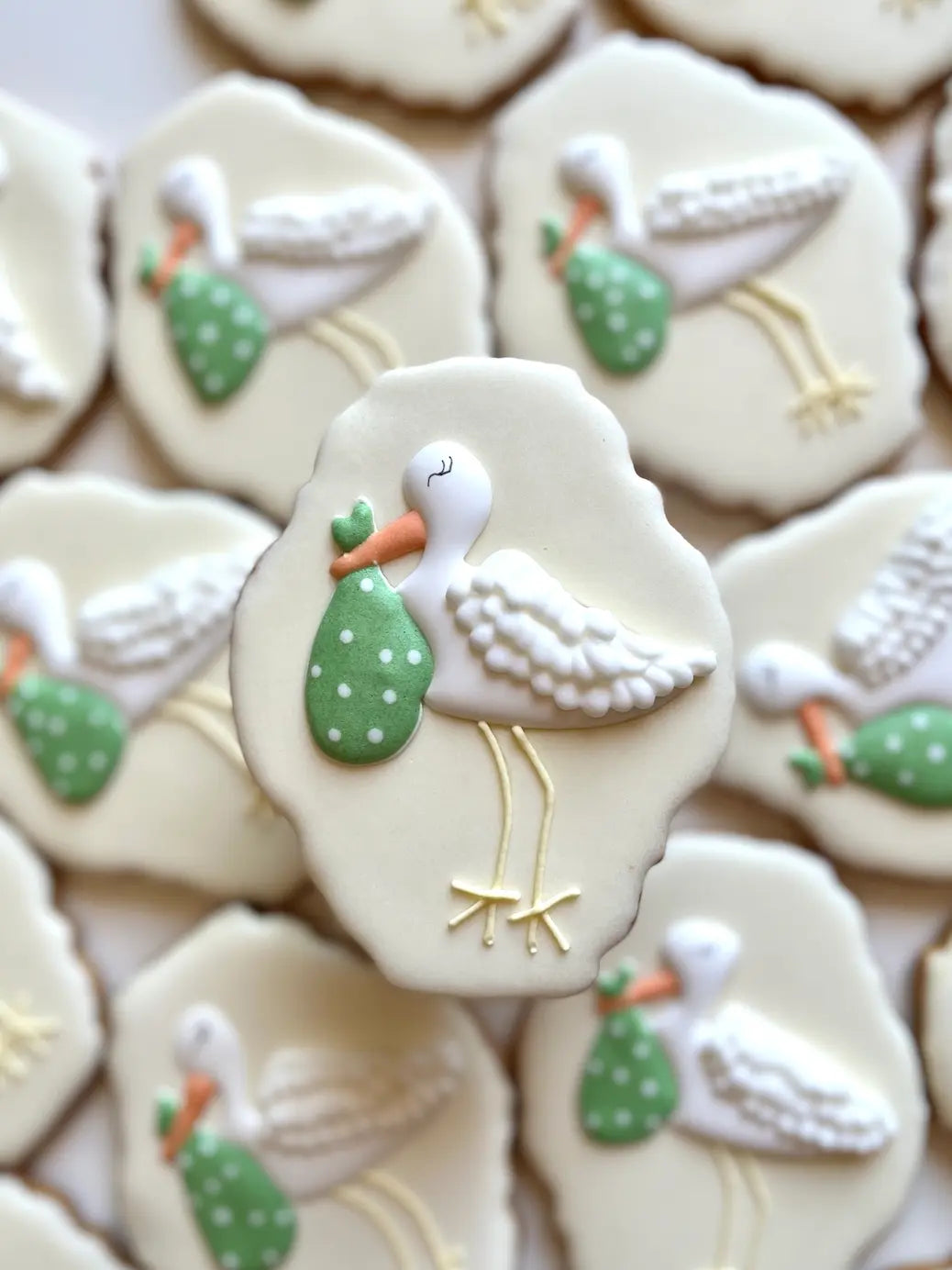 Lot de 10 sablés Cigognes lesdelicesdecaro