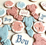 Lot de 10 sablés Gender Reveal lesdelicesdecaro