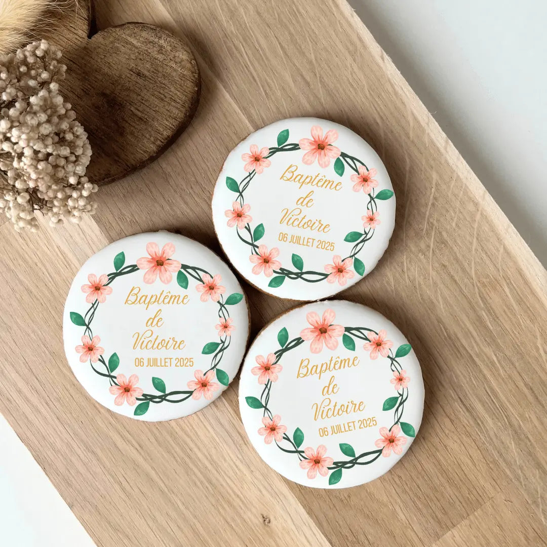 Lot de 10 sablés Personnalisés lesdelicesdecaro