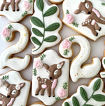 Lot de 10 sablés personnalisés Biches/Feuilles lesdelicesdecaro