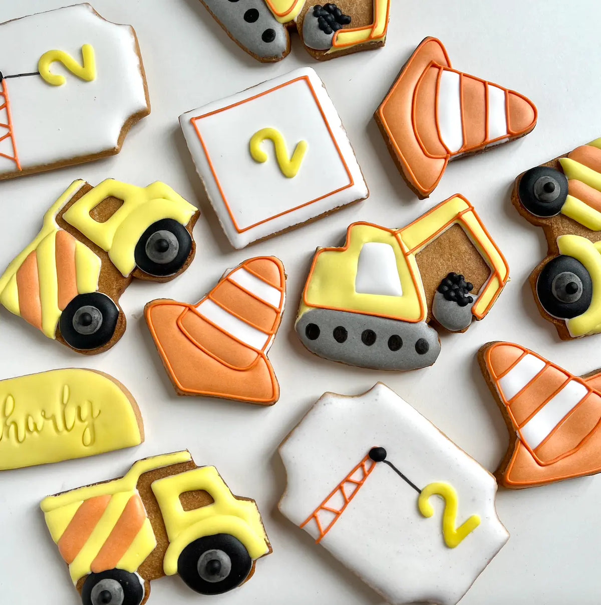 Sablés Personnalisés Thème "Chantier"