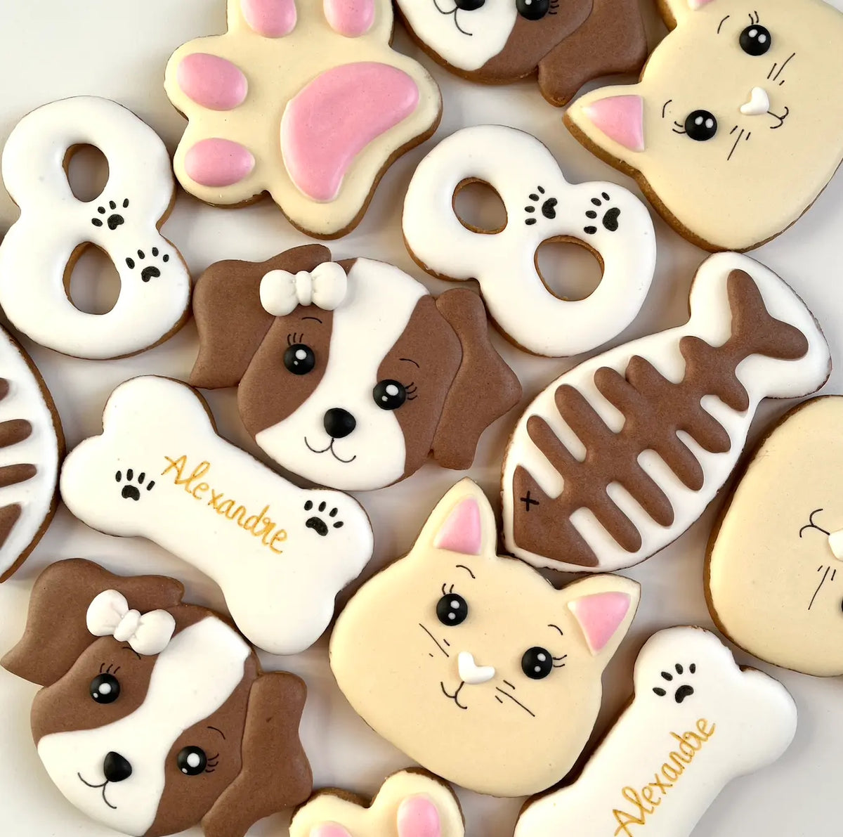 Sablés Personnalisés Chiens et Chats
