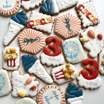 Lot de 10 sablés personnalisés Cirque lesdelicesdecaro