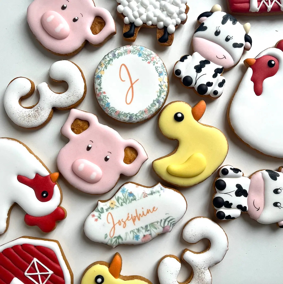 Sablés Personnalisés Thème "Ferme"