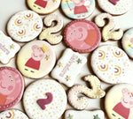 Lot de 10 sablés personnalisés Peppa Pig lesdelicesdecaro