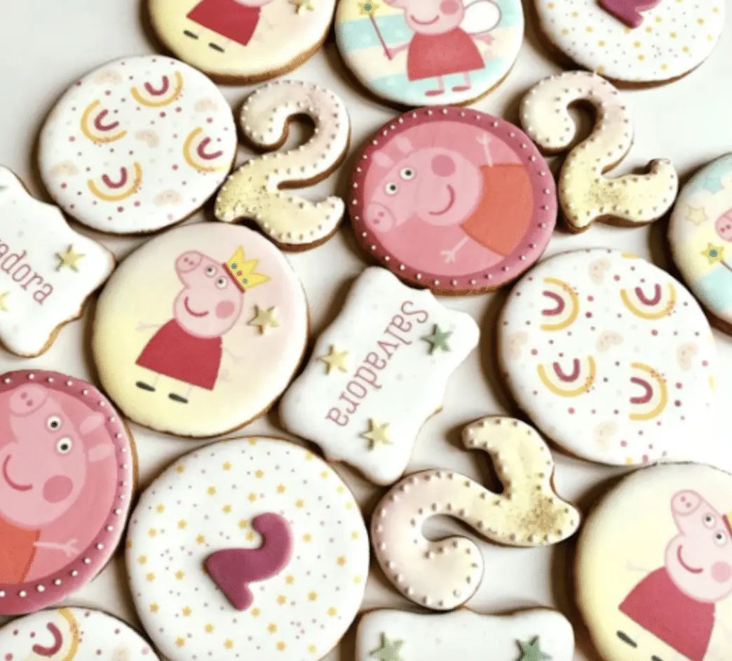 Lot de 10 sablés personnalisés Peppa Pig lesdelicesdecaro