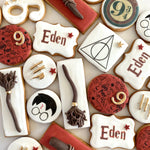 Lot de 10 sablés personnalisés Petit Sorcier lesdelicesdecaro