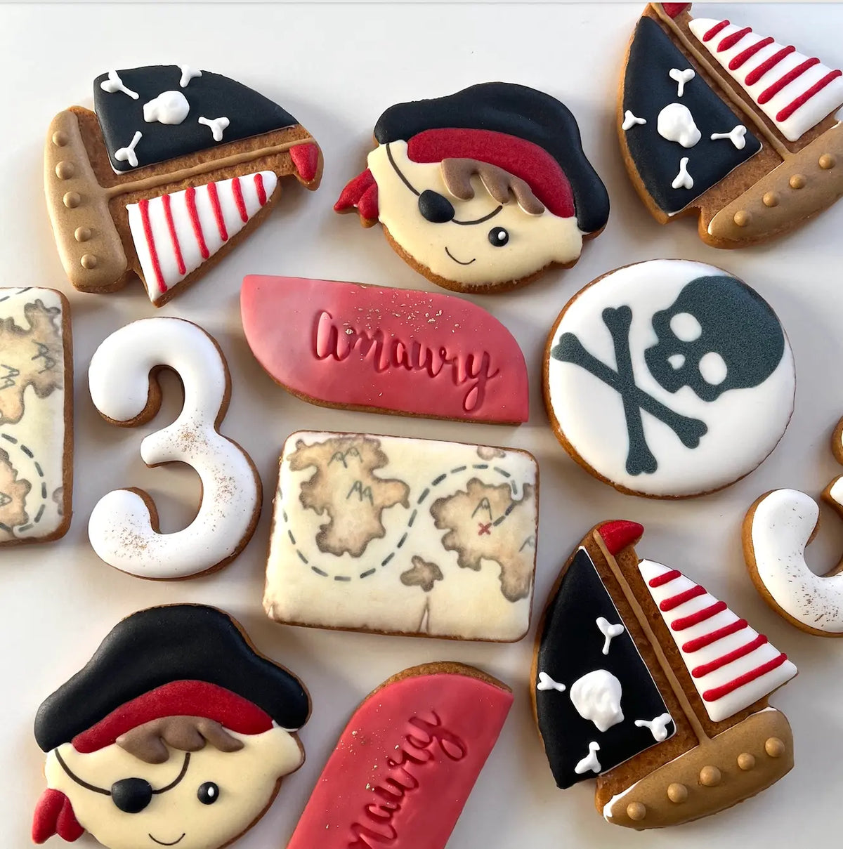 Sablés Personnalisés Thème Pirate
