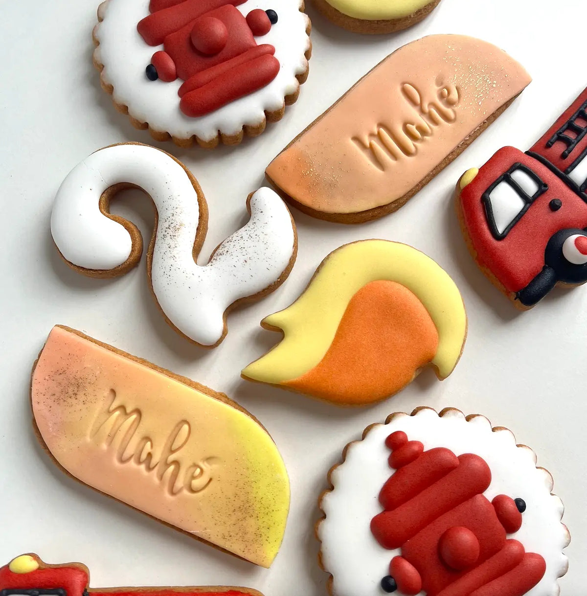 Sablés Personnalisés Thème Pompier