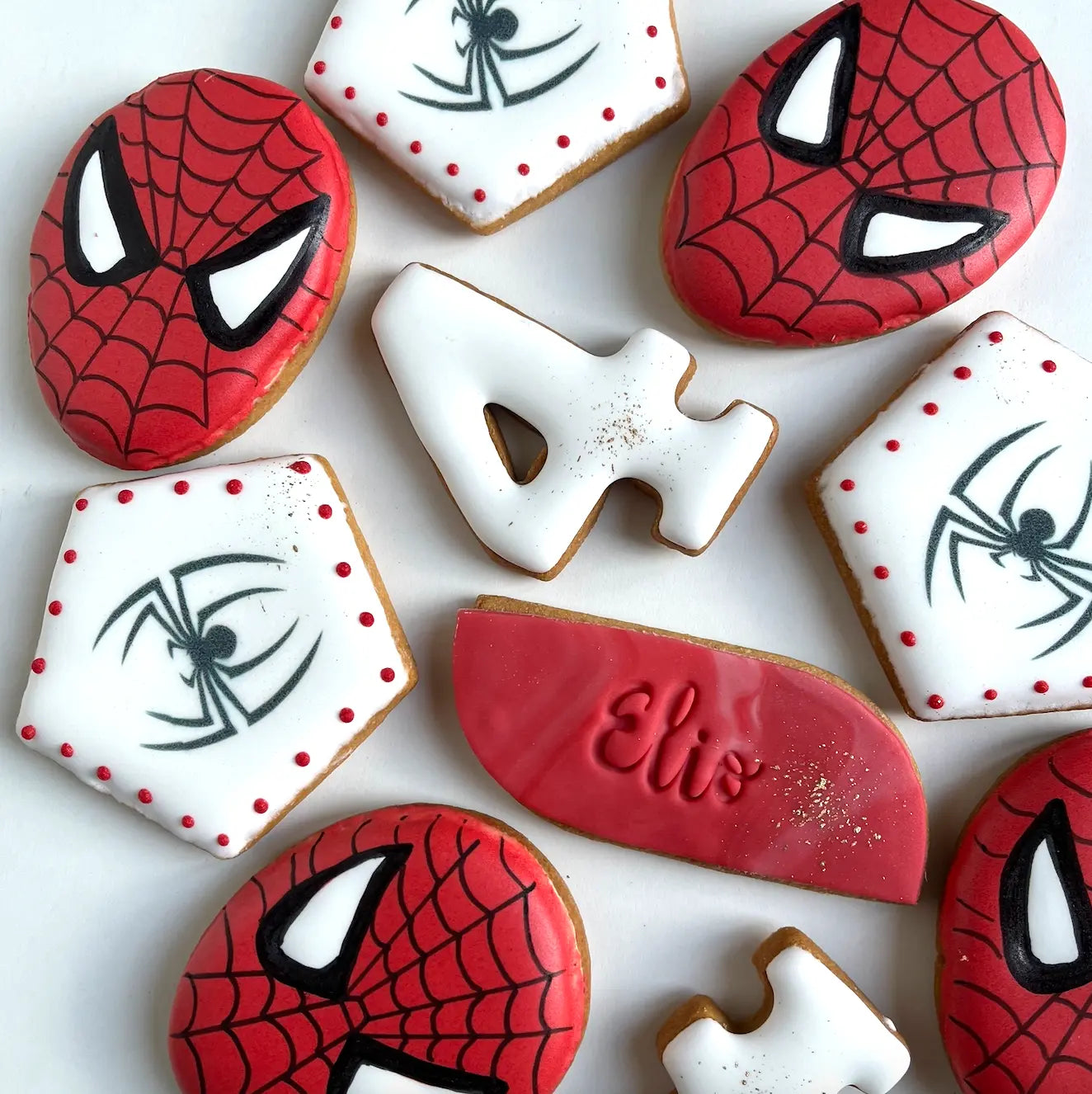Sablés Personnalisés Thème "SpiderMan"