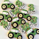 Lot de 10 sablés personnalisés Tracteur lesdelicesdecaro