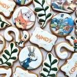 Lot de 10 sablés personnalisés Zootopie lesdelicesdecaro
