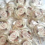 Lot de 10 sucettes personnalisées lesdelicesdecaro