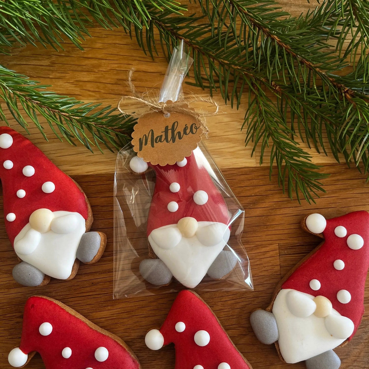 Sablé de Noël Gnome lesdelicesdecaro