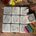 lot de 10 biscuits de pâques à peindre, pour enfants. activité créative, ludique et gourmande garantie !