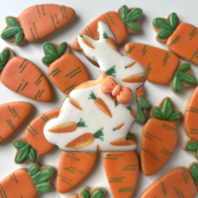 Sablé Lapin motif carottes